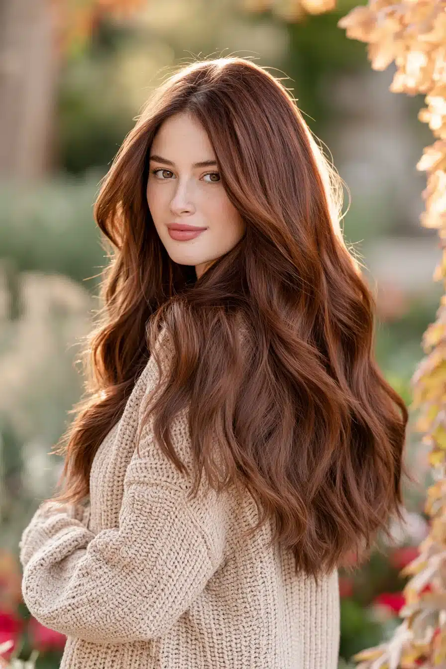 27 Stunning Chestnut Brown Hair Colors for Glossy Gorgeous Strands