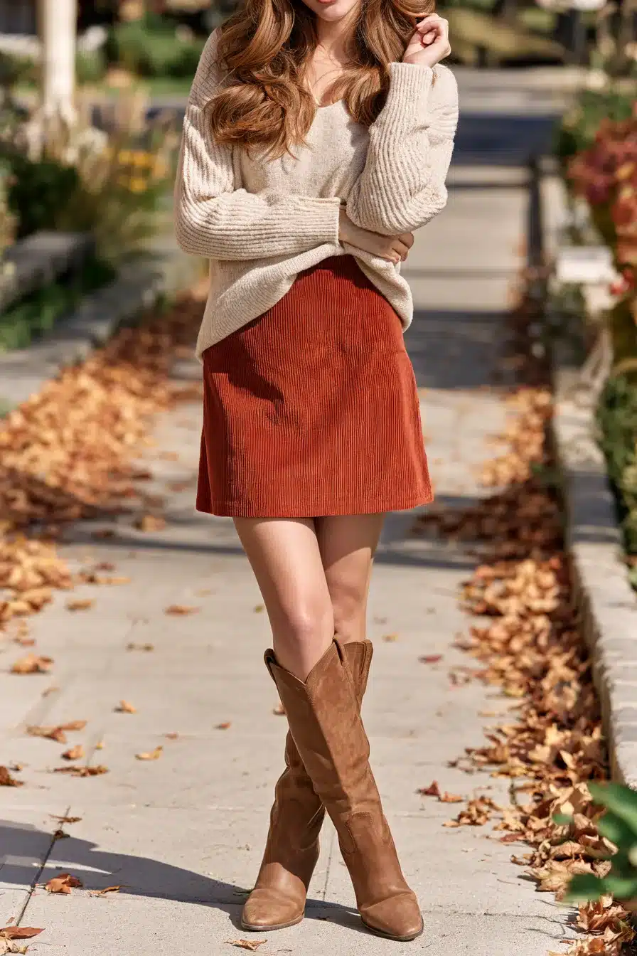 27 Cute Western Fall Outfits With Boots Denim and Cozy Layers