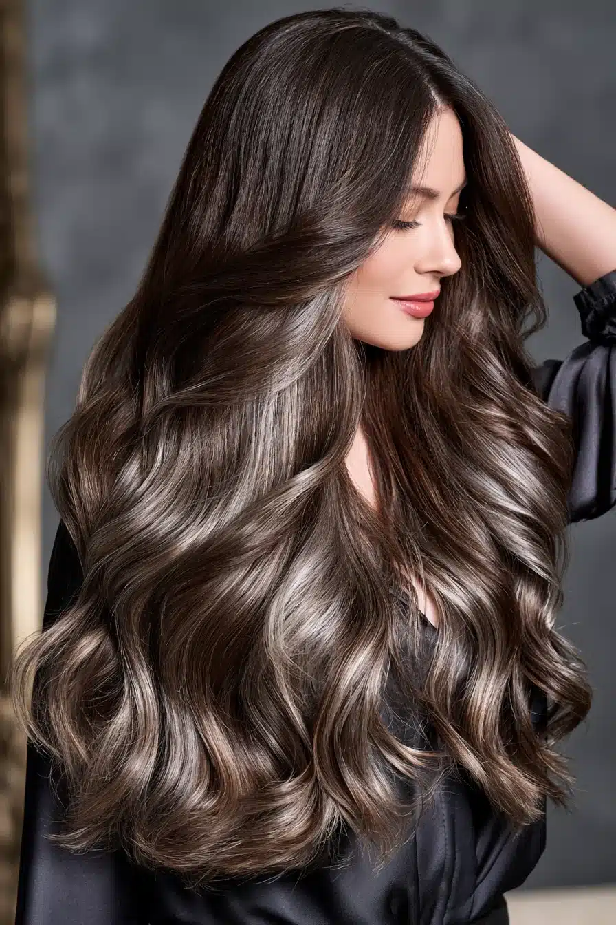 27 Beautiful Grey Blending Ideas for Dark Hair to Embrace Your Silver Strands
