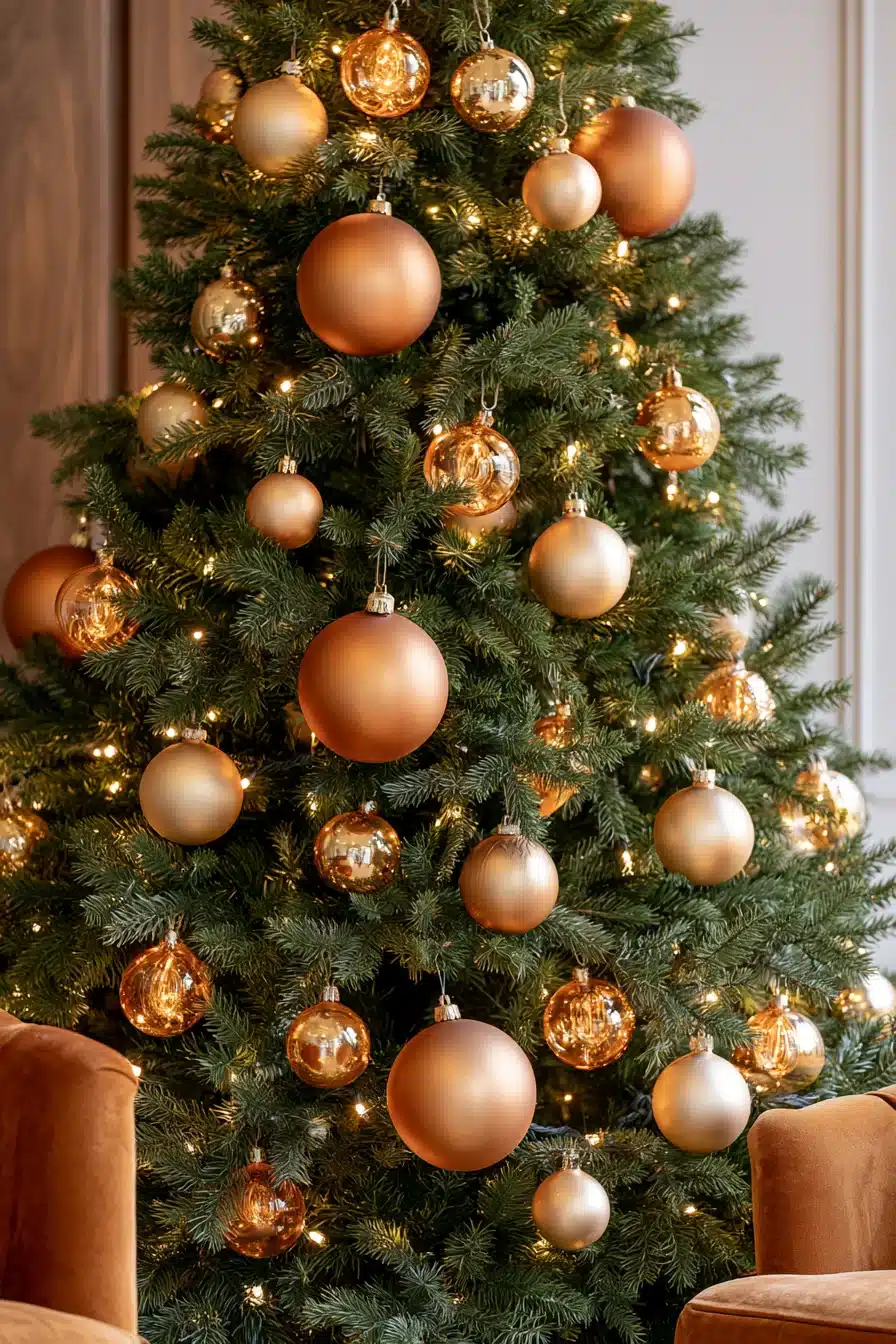 27 Stunning Gold Christmas Tree Ideas to Make Your Holiday Home Sparkle