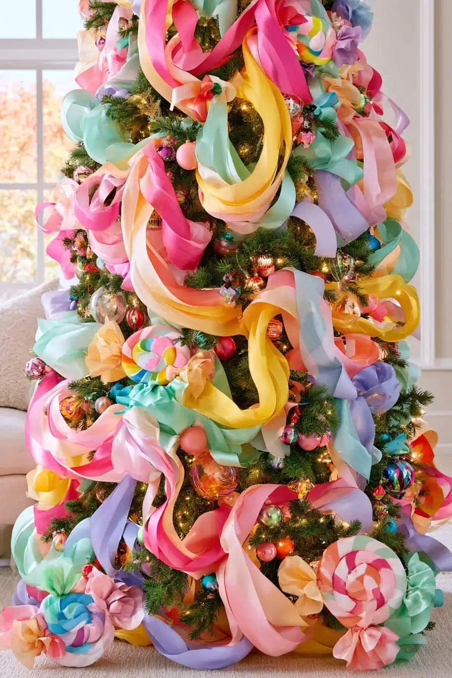 27 Dreamy Candyland Christmas Tree Decorations for a Playful Holiday