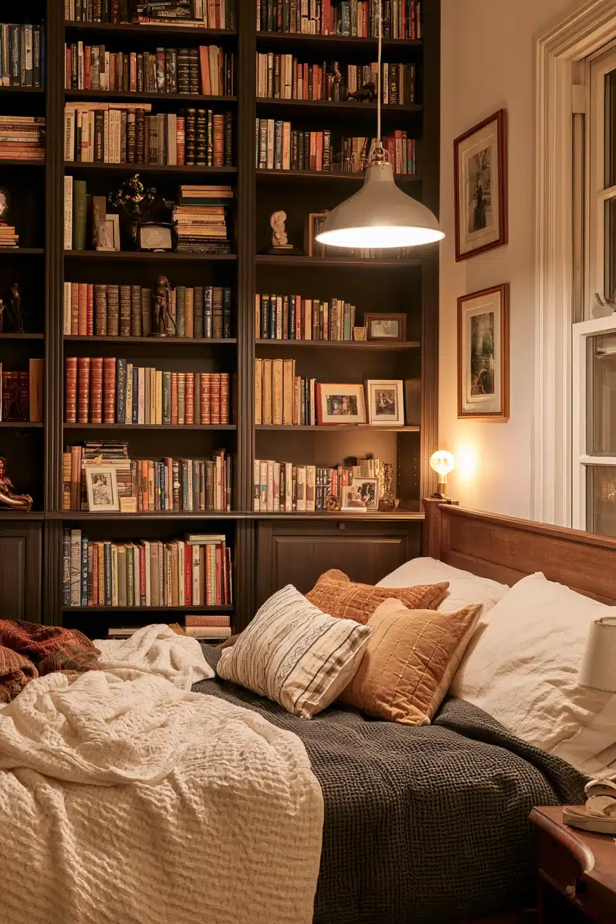 27 Beautiful Dark Academia Bedroom Ideas for Book Lovers