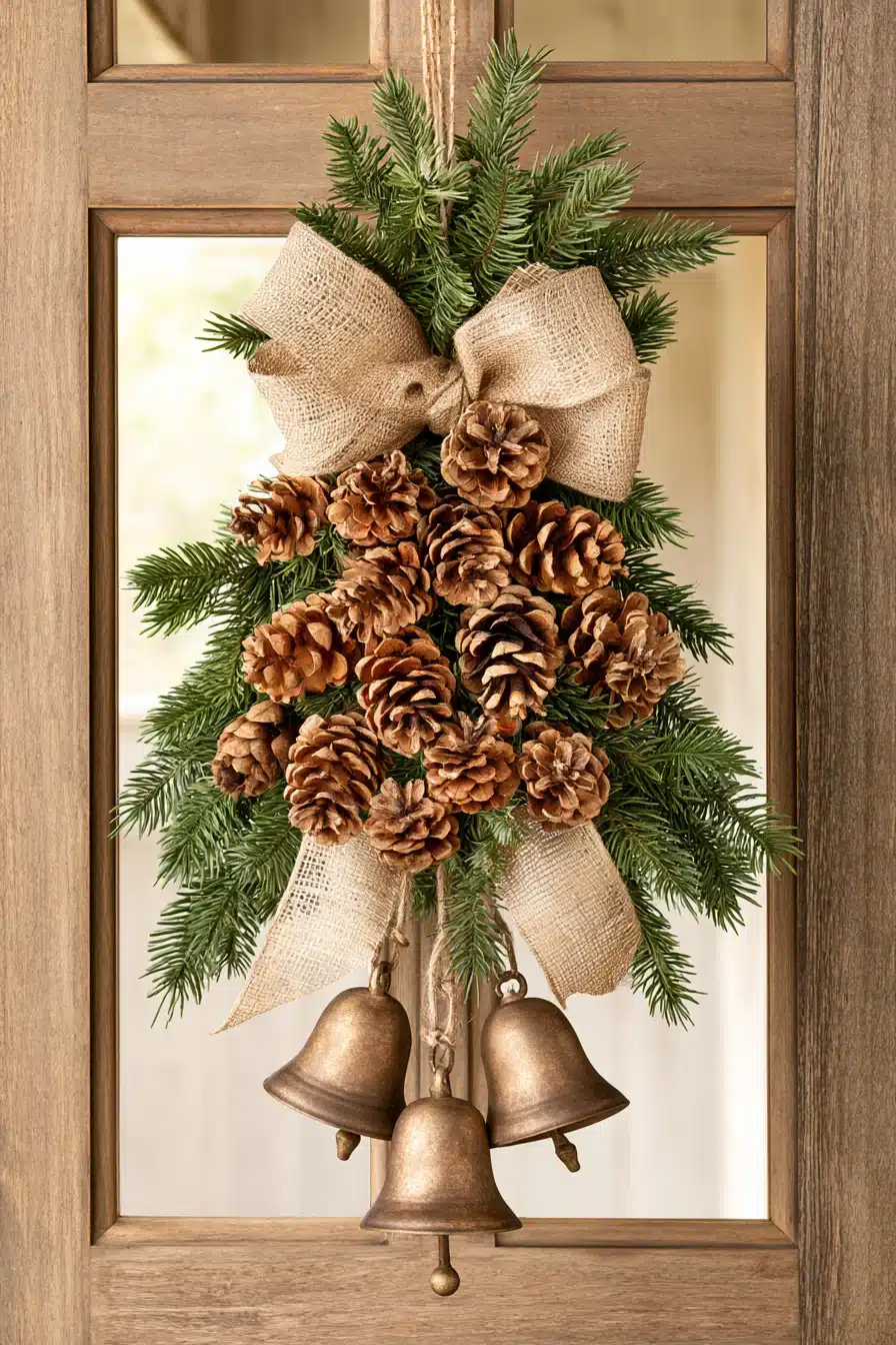 27 Magical Christmas Door Decorations for a Warm and Festive Welcome