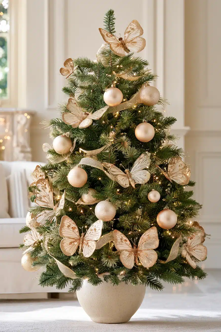 27 Stunning Gold Christmas Tree Ideas to Make Your Holiday Home Sparkle