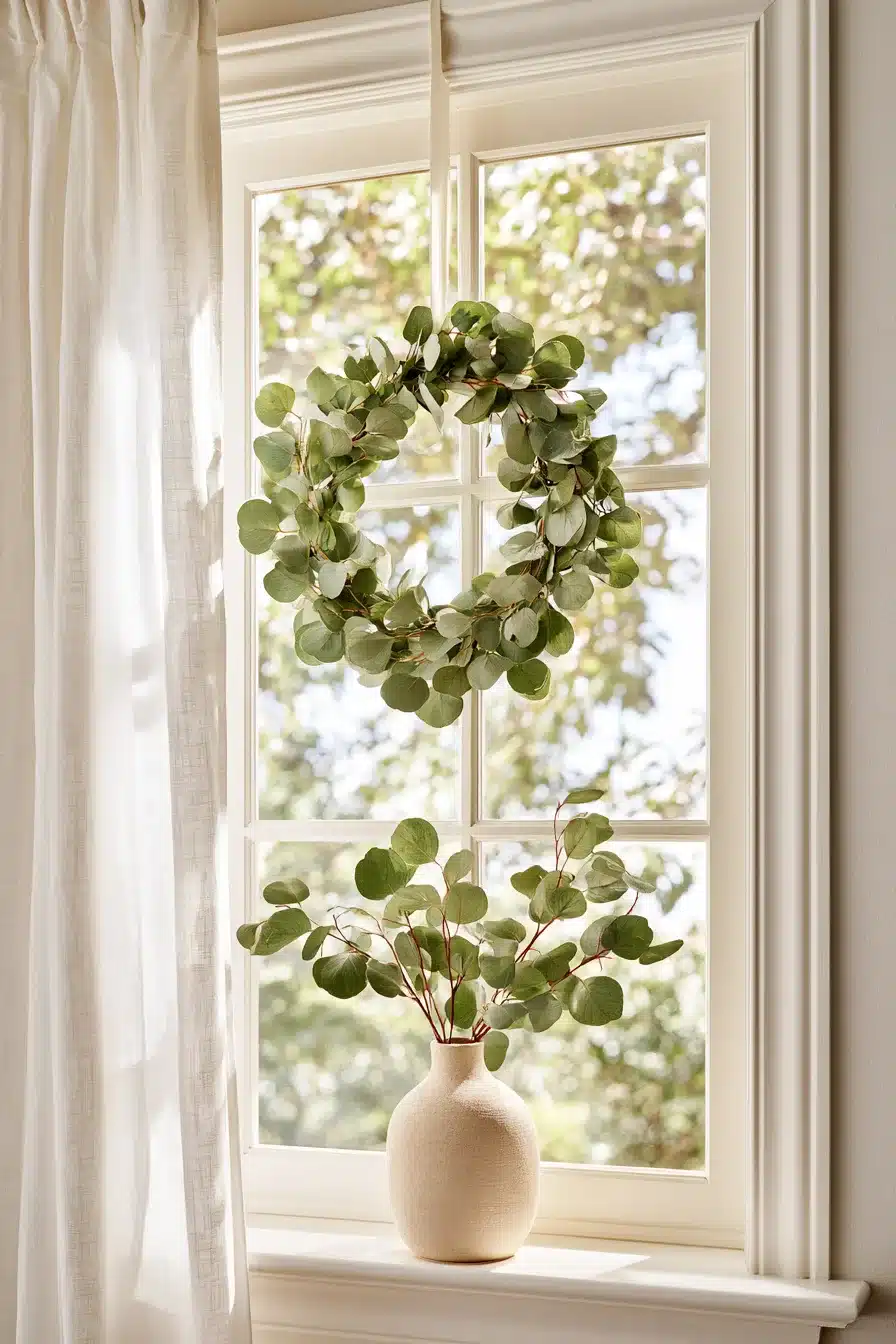 27 Beautiful Wreaths on Windows Ideas for a Charming, Festive Home