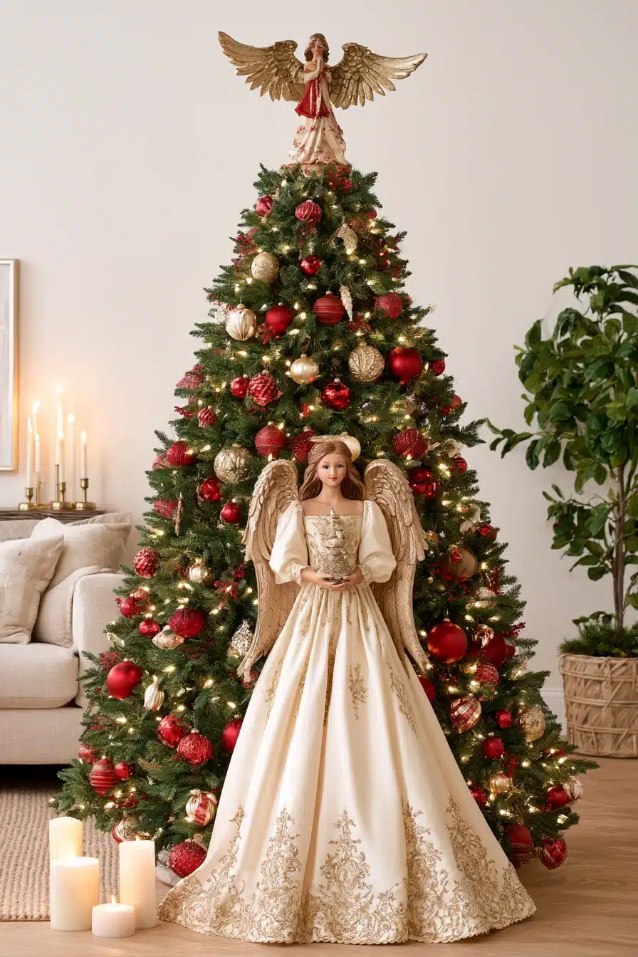 27 Timeless Traditional Christmas Tree Ideas for a Warm and Festive Home