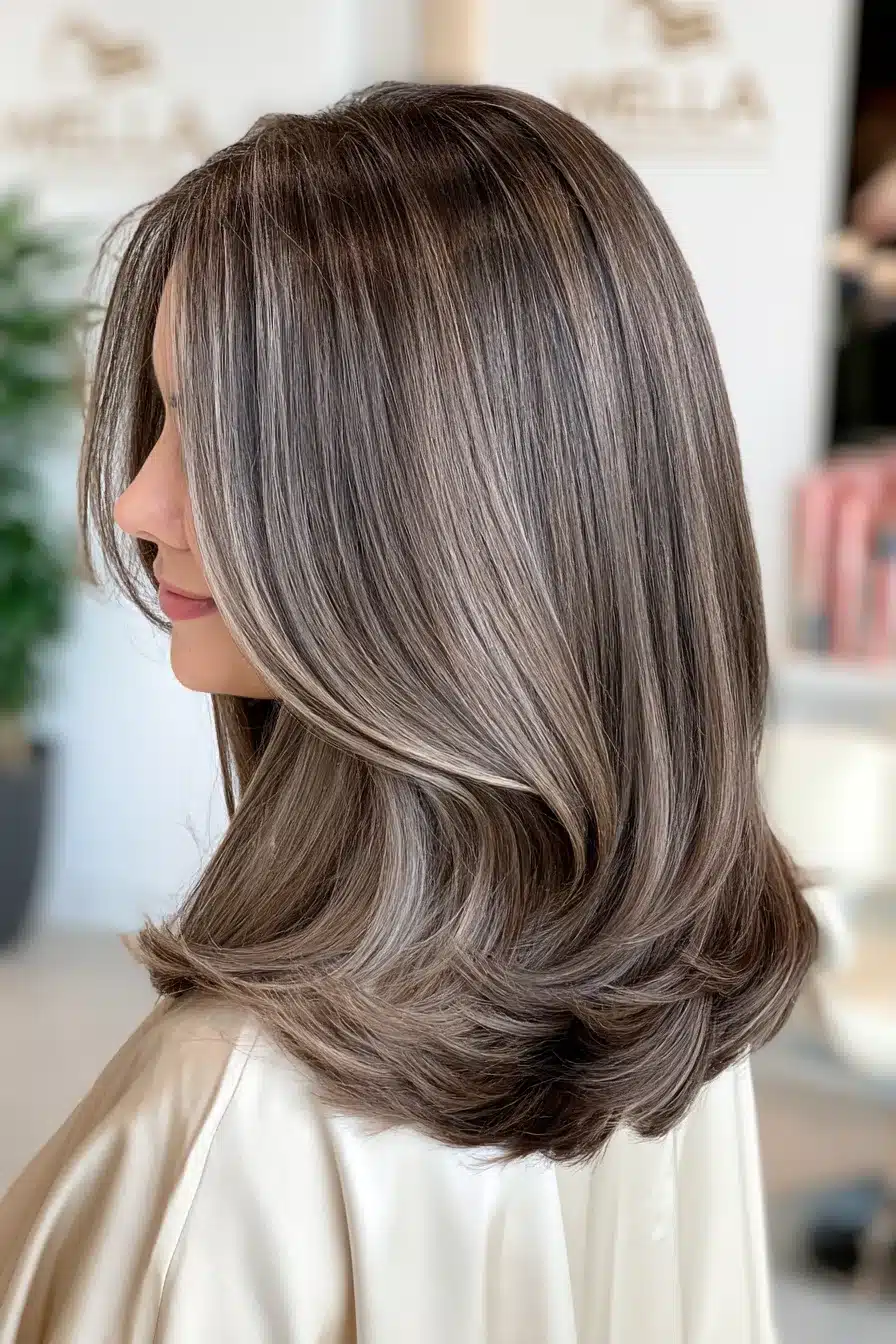 27 Beautiful Grey Blending Ideas for Dark Hair to Embrace Your Silver Strands