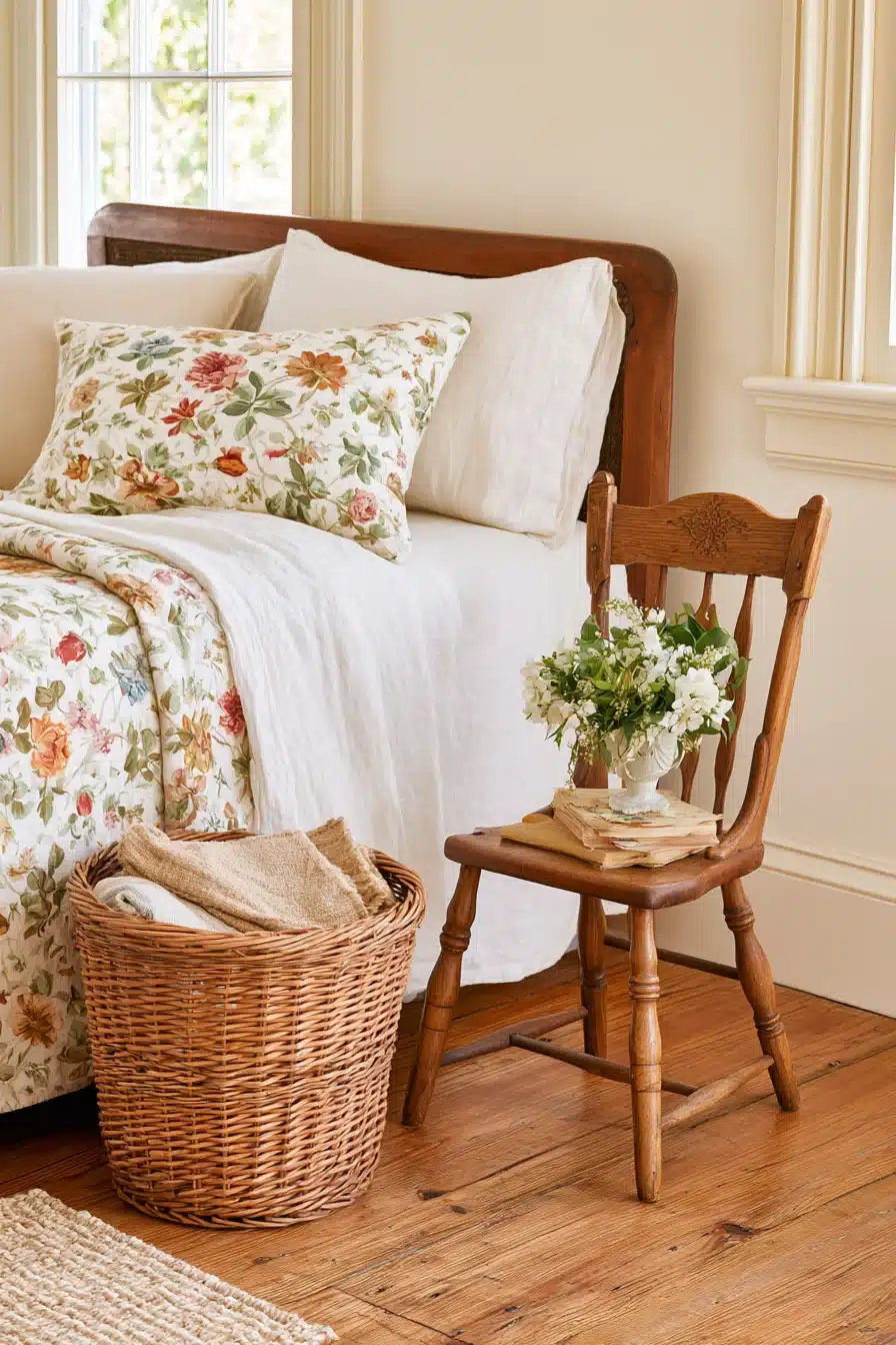 27 Beautiful Vintage Cottagecore Bedroom Ideas Full of Cozy Charm
